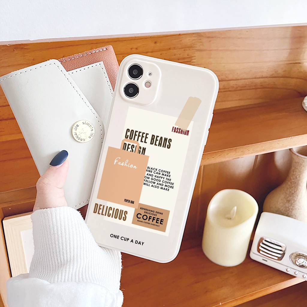 Ốp lưng iphone More Coffee cạnh vuông 6/6plus/6s/6splus/7/7plus/8/8plus/x/xs/11/12/13/14/pro/max/promax/plus/shin/case