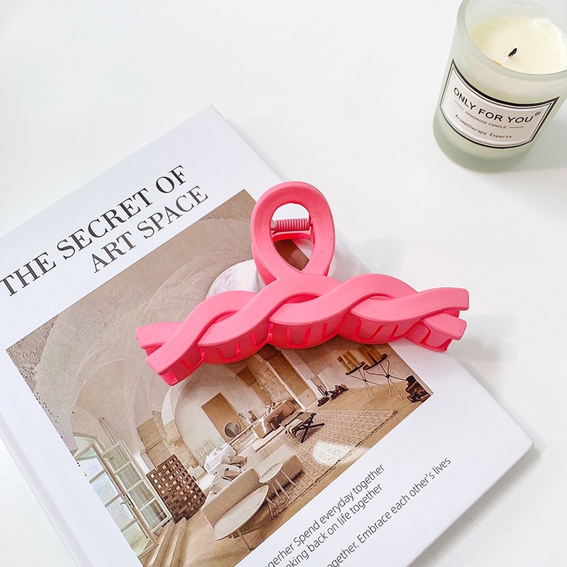 Kẹp Tóc Xoắn Màu Sắc Macaron Phong Cách Hàn Quốc Cho Nữ