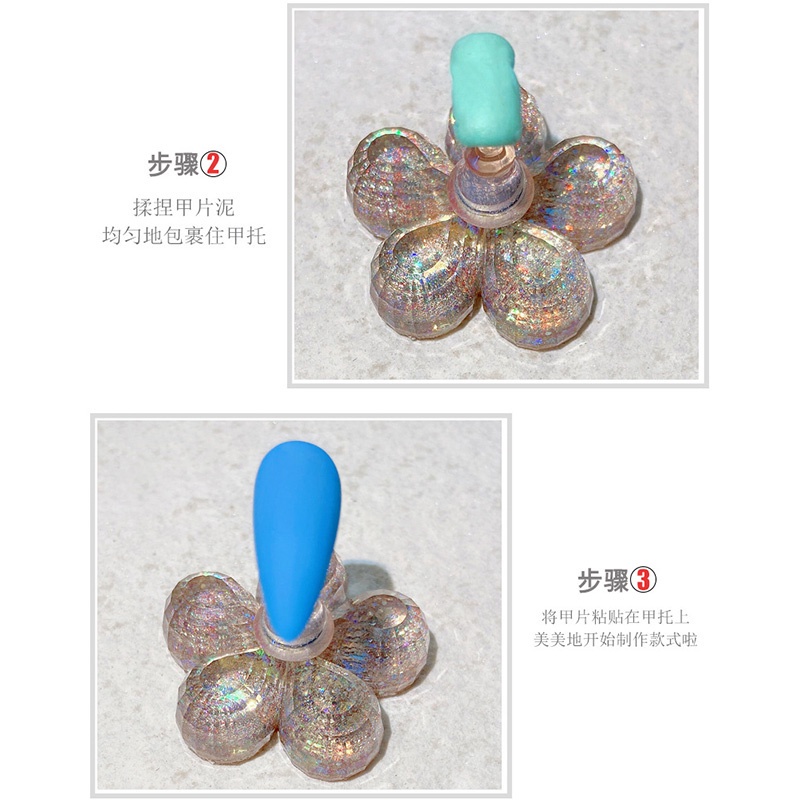 Đế nam châm gắn móng mẫu, đế gắn móng giả tập vẽ nail chuyên dụng