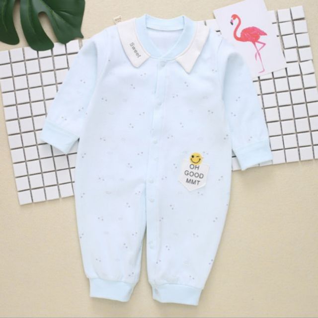 Bộ áo liền quần cho trẻ sơ sinh