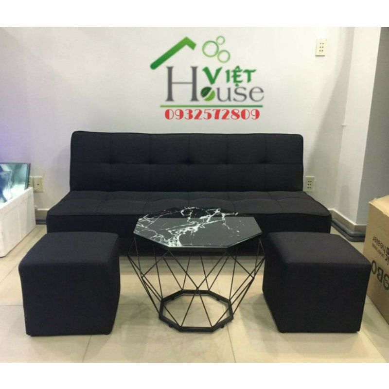 Trọn Bộ Sofa bed giá rẻ và bàn trà kim cương