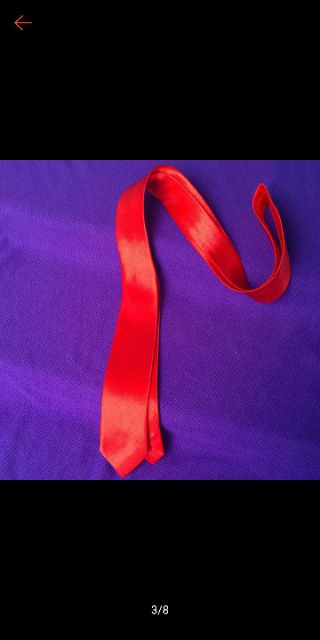 Cà vạt nam Hàn Quốc- cà vạt bản nhỏ- cà vạt đỏ chú rể- cà vạt đỏ đồng phục