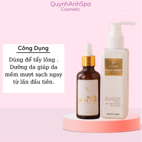 Kem tẩy lông huyền phi tặng serum triệt lông Quynhanhspa20 tẩy sạch lông, dưỡng da mềm mượt ngay lần đầu sử dụng