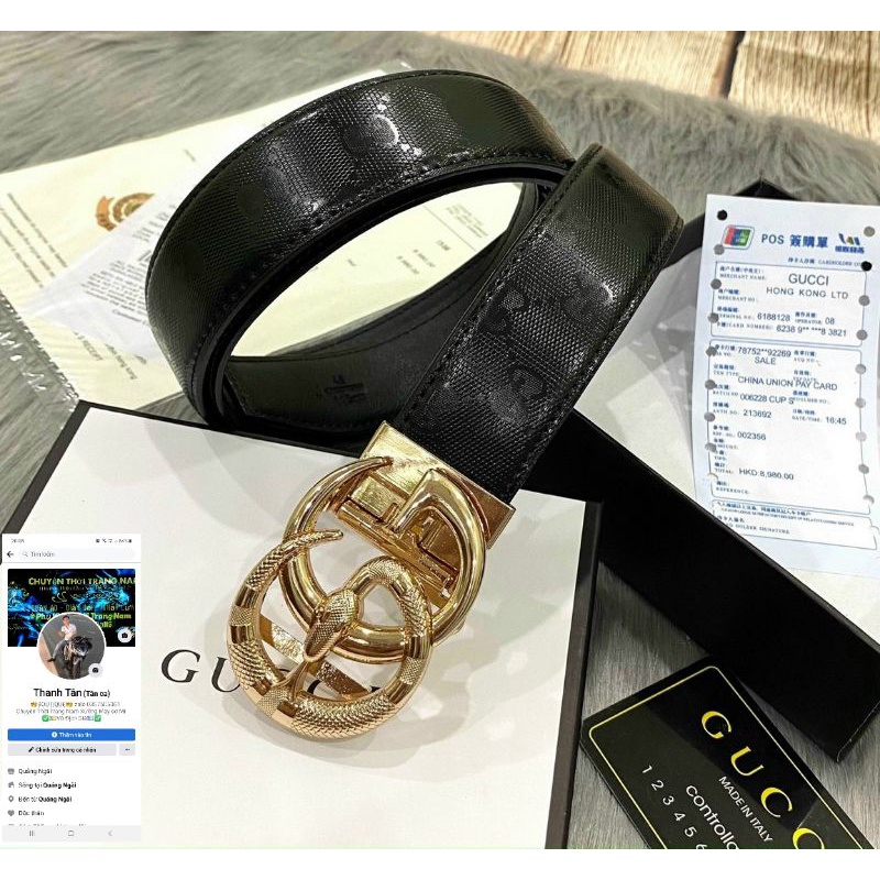 Thắt lưng nam dây nịt da đính đá