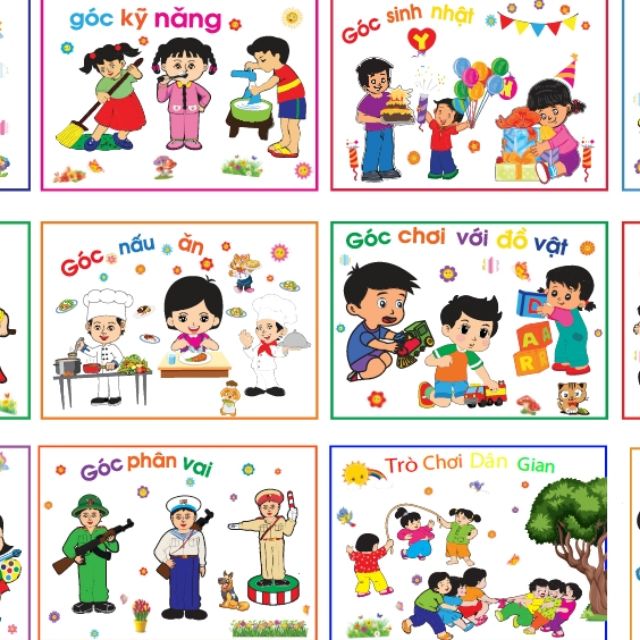 Combo tranh góc