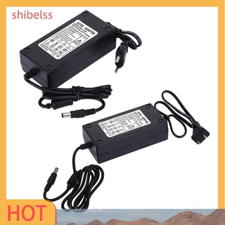 （ʚshibelss）15V 5A AC to DC Power Adapter Dual Cable Converter Universal 5.5x2.1-2.5mm