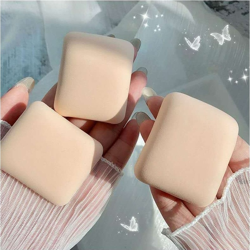 Mút Trang Điểm Cotton Màu Kẹo Có Thể Sử Dụng Dạng Ướt / Khô Tiện Dụng