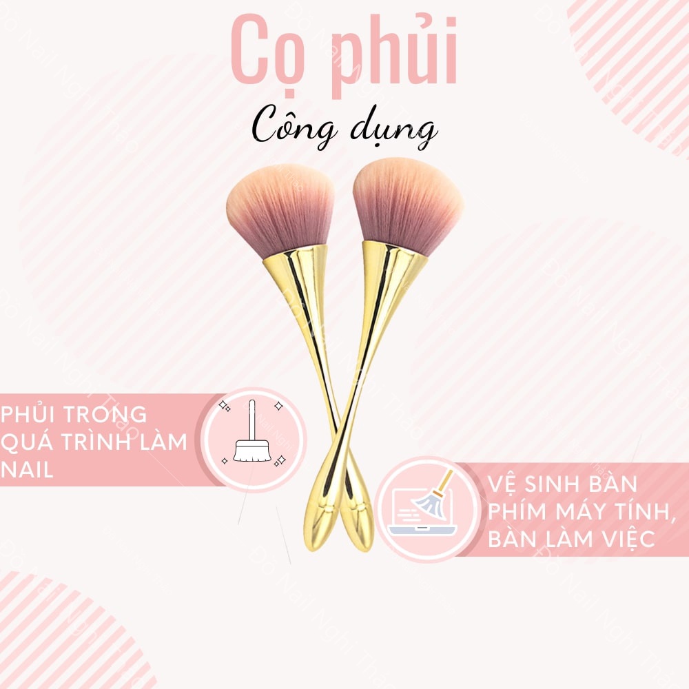 Chổi phủi bụi nail LADURA cán dài