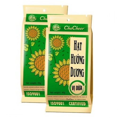 Combo 10 gói Hạt hướng dương vị dừa/ngũ vị Chacheer 40gr