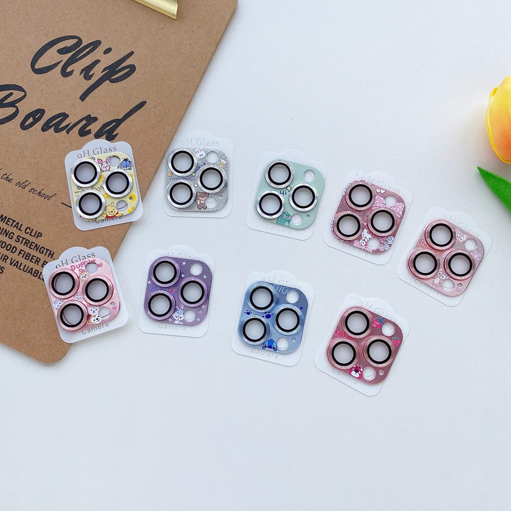 Phim Dán Bảo Vệ Ống Kính Máy Ảnh Họa Tiết Gấu Stellalou Linabell Thủy Thủ Mặt Trăng Cho iPhone 11pro / 11promax 11 / 12mini