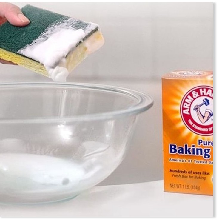 Bột Baking Soda đa công dụng khử mùi, diệt khuẩn, tẩy rửa, làm bánh, chăm sóc da 454g