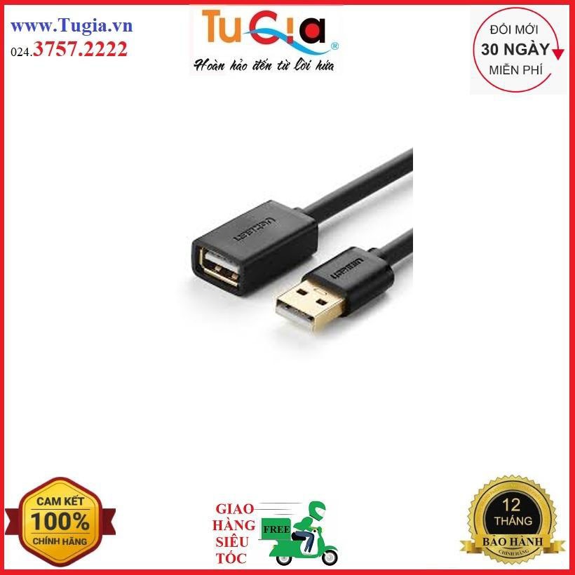 Dây nối dài USB 2.0 (1 đầu đực, 1 đầu cái) dài 3m UGREEN US103 10316 - Hàng Chính Hãng | BigBuy360 - bigbuy360.vn