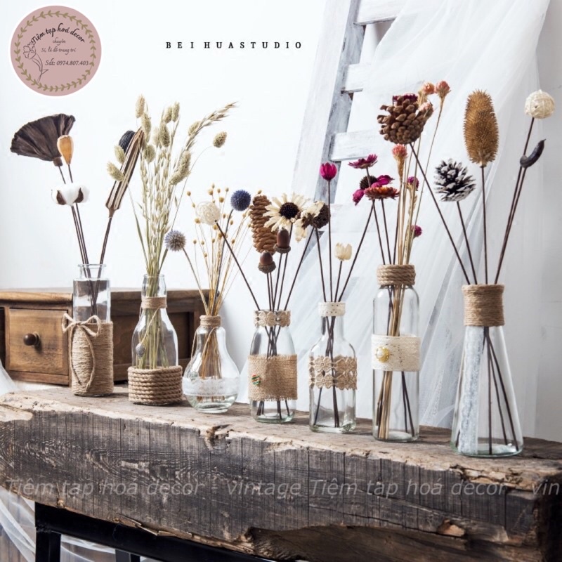 Dây thừng gai trang trí, dây sơ dừa cuộn 5 mét size 2mm