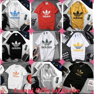 Áo thun unisex tay lỡ form rộng chữ ADÍDAS, áo phông nam nữ oversized đẹp