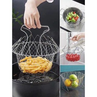 Lưới chiên luộc rau quả