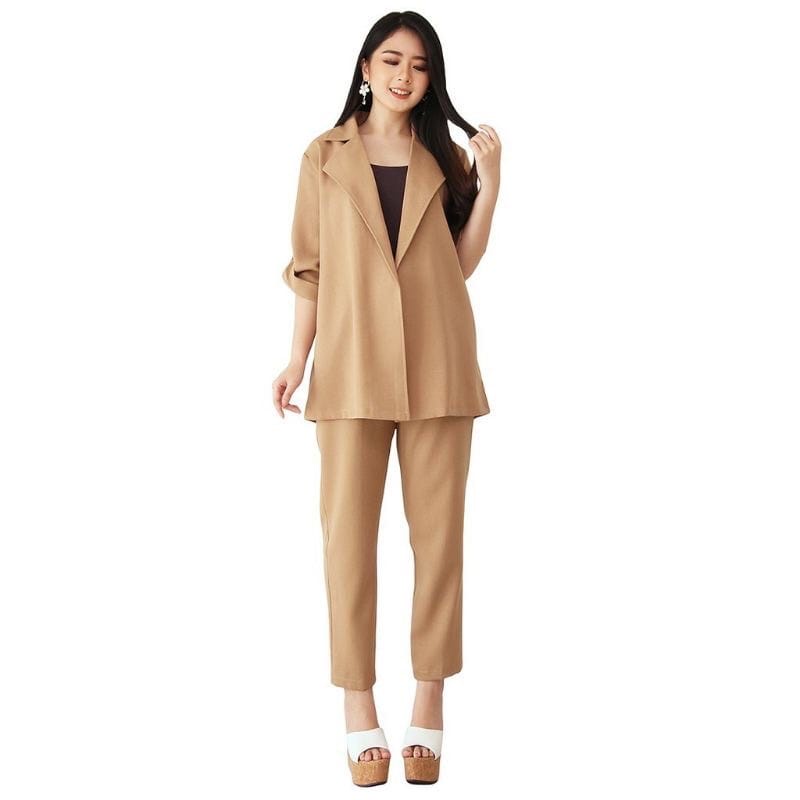 | Người Lớn Fwina MOSCREPE Settings / / Bộ Áo Khoác CARDIGAN / CARDI / Cài Đặt BLEZER / Phụ Nữ