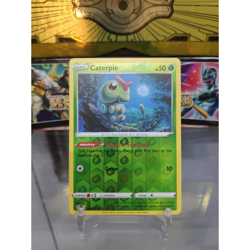 [ Dưa Hấu Yugioh ] Lá bài thẻ bài Pokemon Caterpie