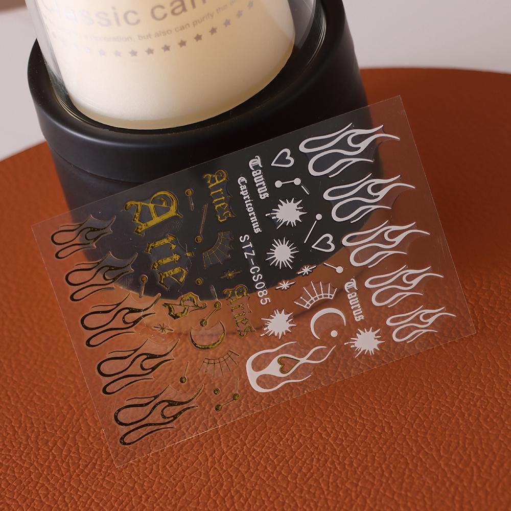 Hình Dán Móng Tay 3D Chủ Đề Giáng Sinh Năm Mới Hoạt Hình