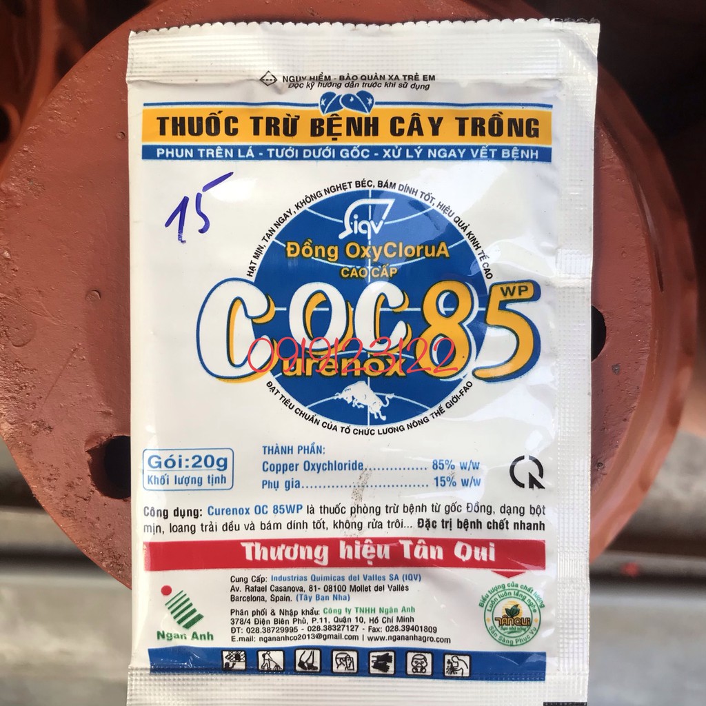 Coc85 trừ nấm bệnh diệt vi khuẩn 20gr