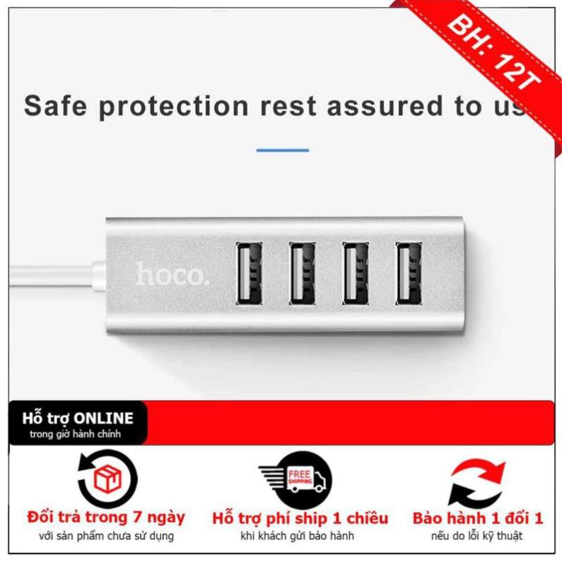 [BH12TH] Hub USB 4 cổng Hoco HB1 chính hãng