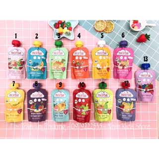 HOA QUẢ NGHIỀN HỮU CƠ CHO BÉ TỪ 6 THÁNG FRUCHTBAR BIO GÓI 100g