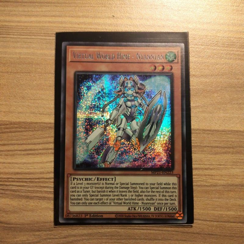 Virtual World Hime - Nyannyan - Prismatic Secret Rare - 1st Edition