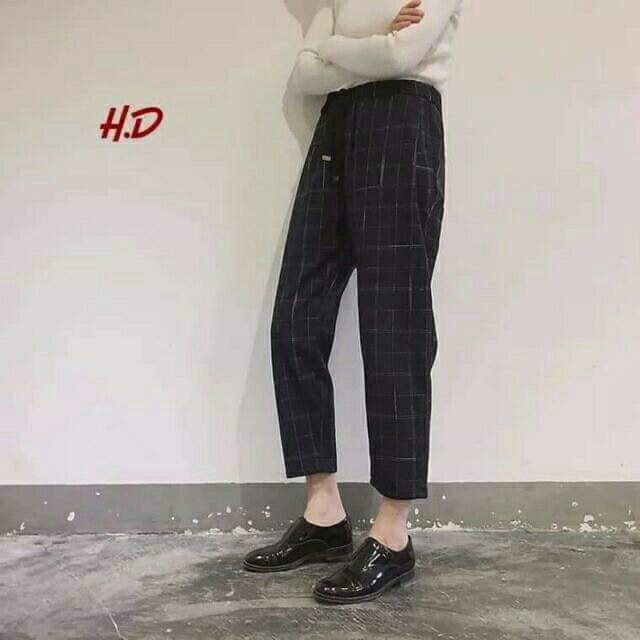 Quần baggy caro chất loại 1
