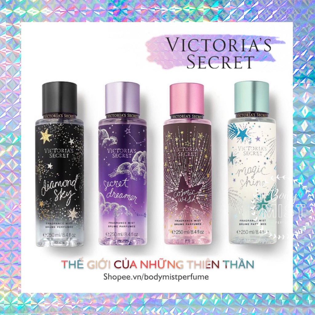 𝗕𝗢𝗗𝗬𝗠𝗜𝗦𝗧𝗣𝗘𝗥𝗙𝗨𝗠𝗘⚜️Xịt Thơm Body Victoria’s Secret Starstruck 250ml