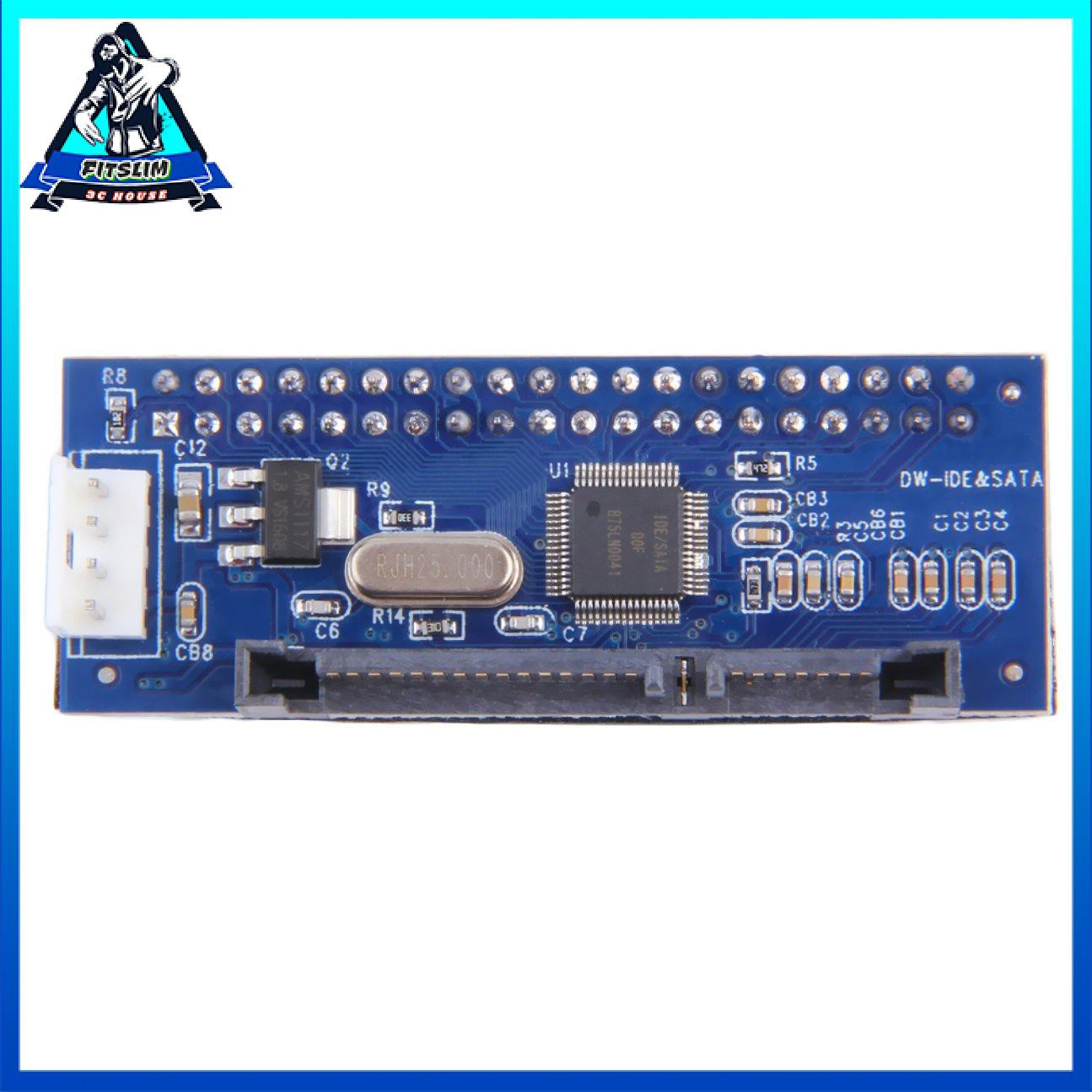 Đầu Chuyển Đổi 40-pin Ide Sata 7 + 15pin 22-pin Đực Sang Sata