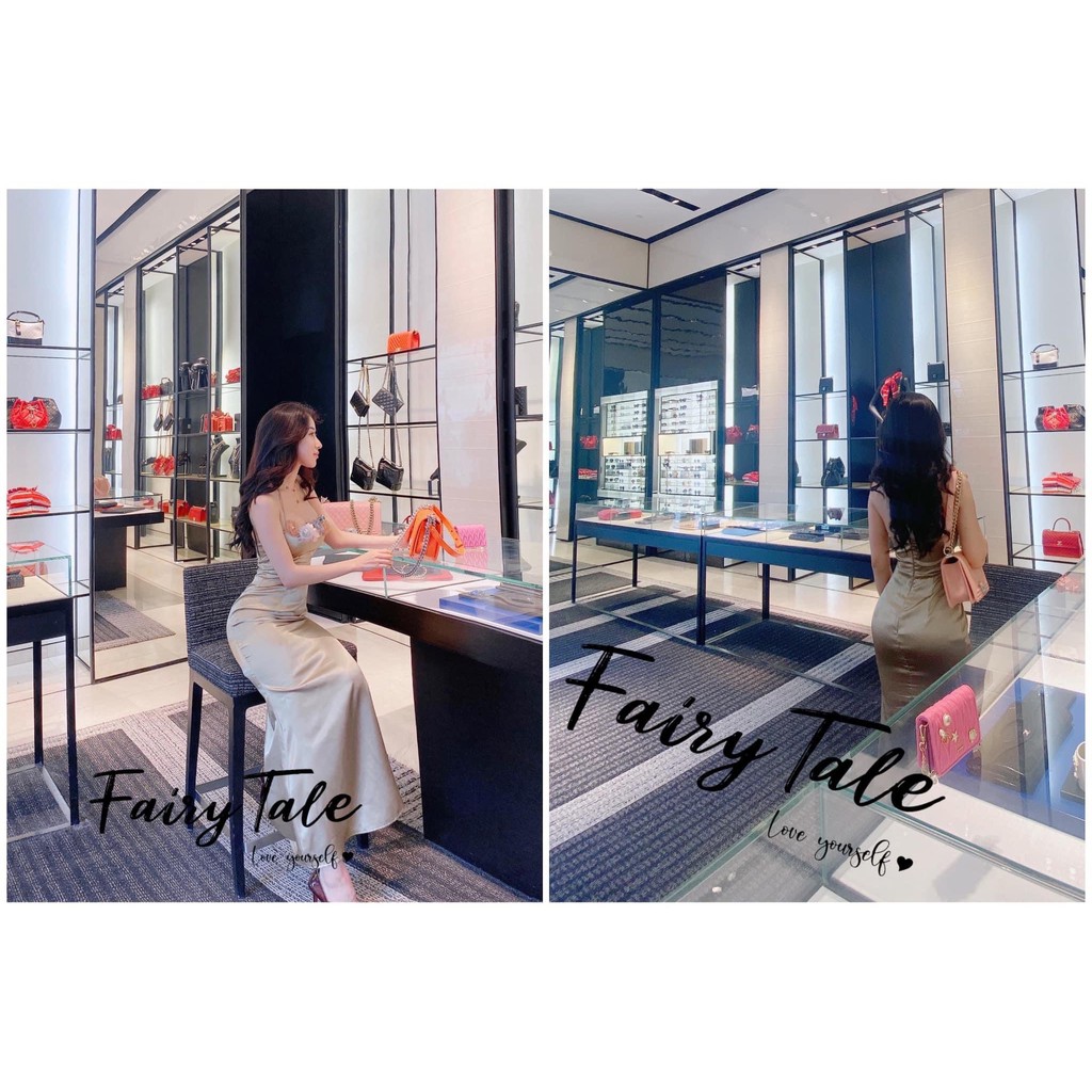 [HINOIS223]Đầm Body 2 Dây Phần Ngực Đính Hoa Cách Điệu Nữ Tính, Chất Liệu Lụa Cao Cấp Xịn Mịn,Thích Hợp Cho Nàng Đi Chơi | BigBuy360 - bigbuy360.vn