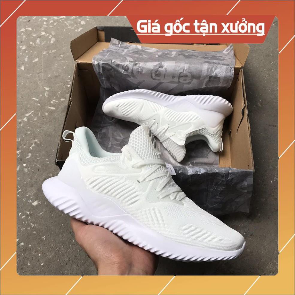 [FreeShip+Giá Hủy Diệt] Giầy Alphabounce xịn sò Full phụ kiện, Giày thể thao nam nữ Sneaker Alphabounce Full trắng