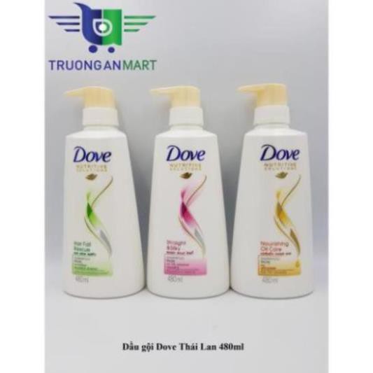 Dầu Gội xả Dove Thái lan ( dầu gội 480 ml - Dầu xả 460ml)