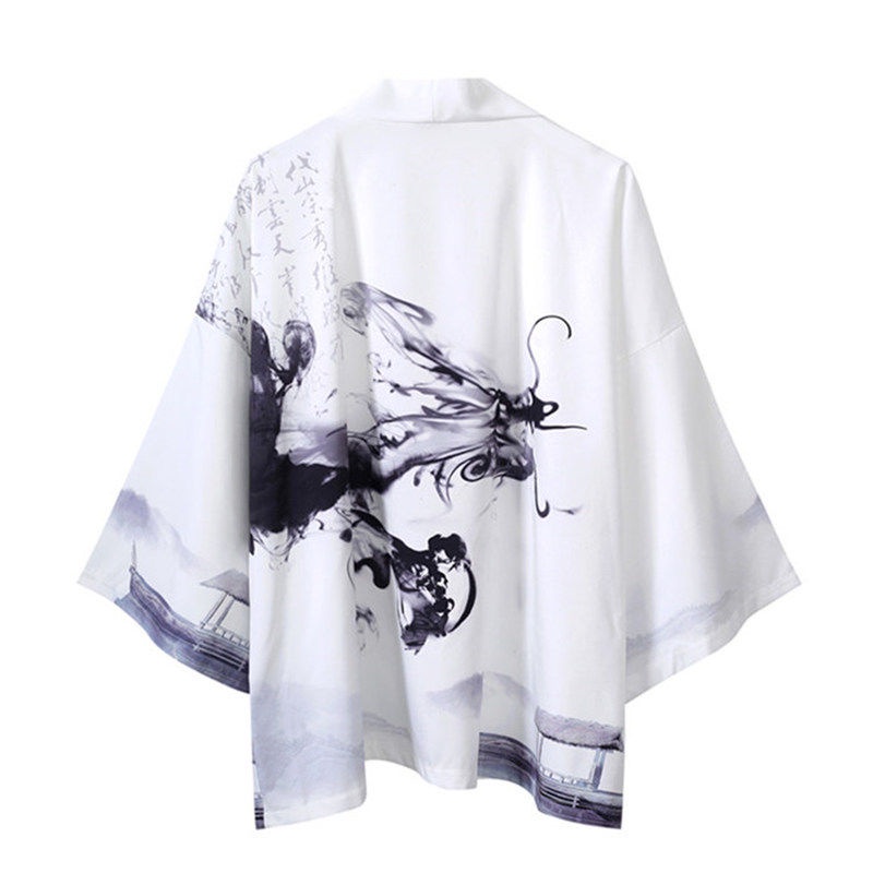 Áo khoác kimono dáng rộng thời trang thu hè thu 9 phong cách cho cặp đôi M-2Xl