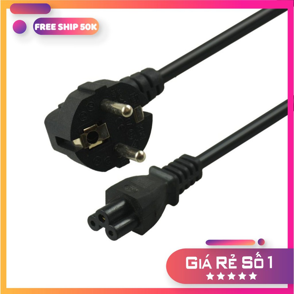[Hàng Chuẩn] Dây nguồn Laptop 1.5m cao cấp