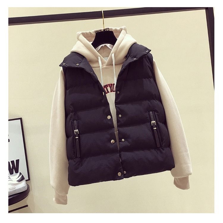 Áo khoác phao dày ngắn lưng ngắn mùa đông cho nữ 2021bf | BigBuy360 - bigbuy360.vn