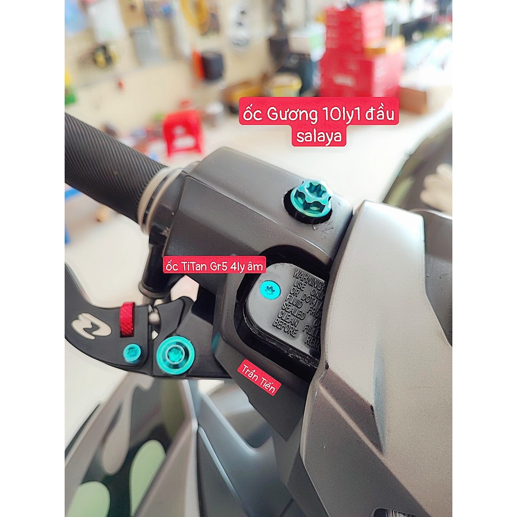 Ốc 4li Âm Titan Gr5 Gắn Nắp Bình Dầu Xe Máy