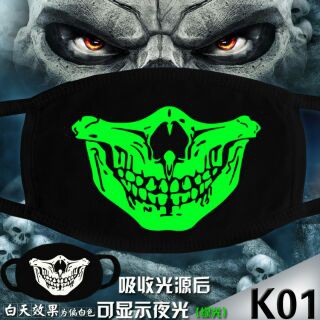 [hatno]Khẩu trang dạ quang cực ngầu[dochoi]