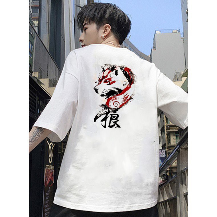 Áo thun unisex form rộng Nhật Bản đẹp độc lạ phong cách cá tính vải dày mịn 2019T2329