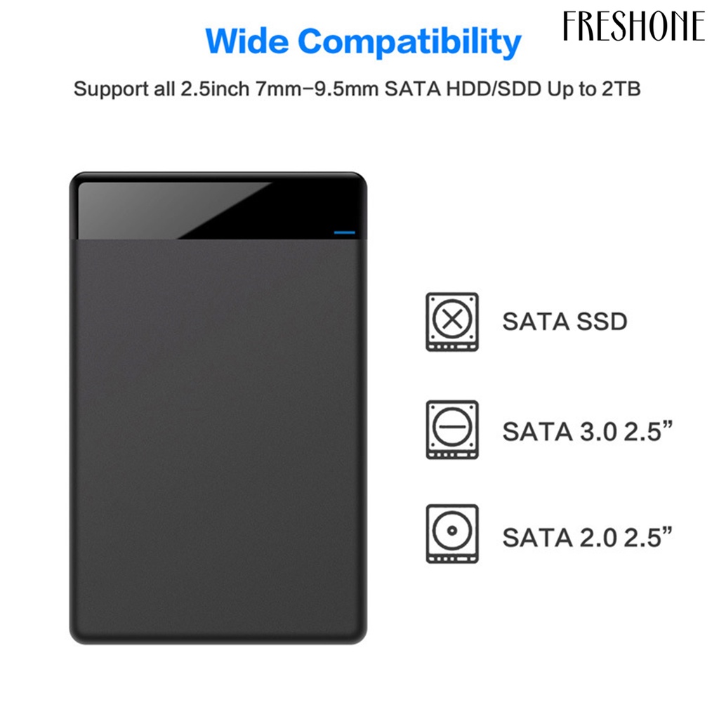 Hộp Đựng Ổ Cứng Ngoài HDD USB 3.0 Mini Cho 2.5 Inch SATA | BigBuy360 - bigbuy360.vn