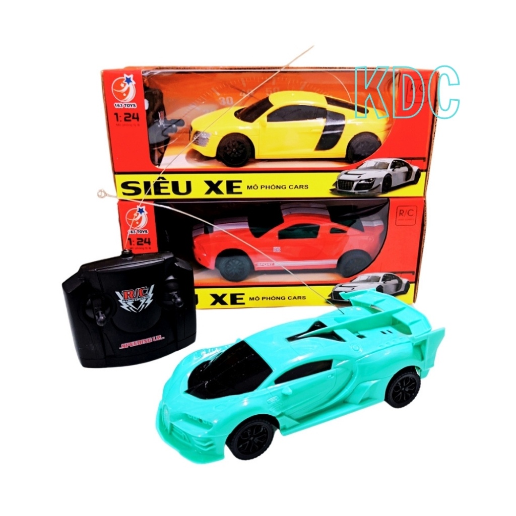 Đồ chơi mô hình KDC Siêu xe Ô tô điều khiển từ xa 2 chiều, 4 chiều - giao màu ngẫu nhiên
