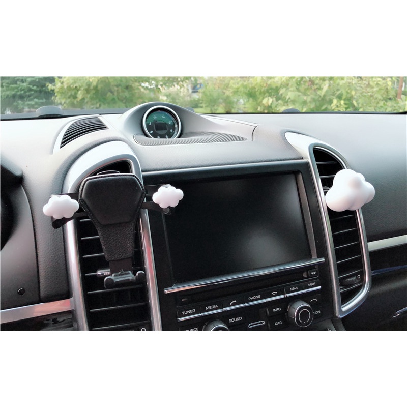 Kẹp Khuếch Tán Nước Hoa Hình Đám Mây Sáng Tạo Gắn Lỗ Thông Gió Xe Hơi