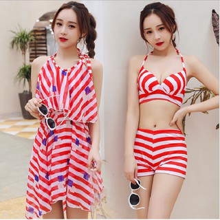 Bộ Bơi Bikini Đi Tắm Biển Nữ 3 Mảnh