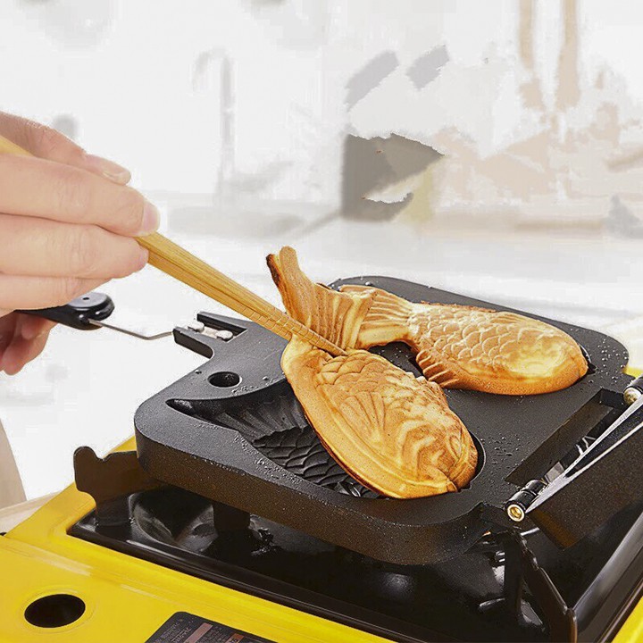 Khuôn bánh cá taiyaki 2 con