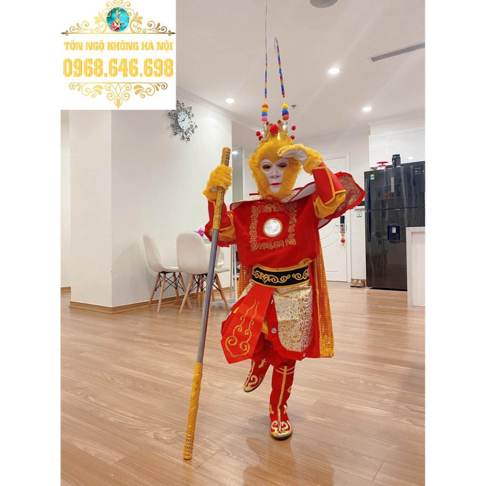 Mặt nạ Tôn Ngộ Không trẻ em có lông