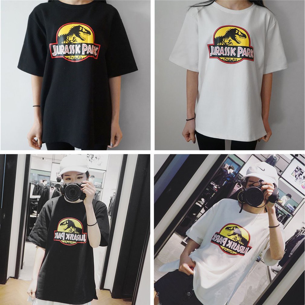 Áo thun tay lỡ Jurassic Park