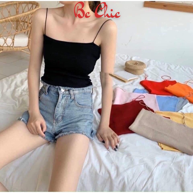 Áo lót nữ, áo bra cotton dáng vừa 2 dây sợi bún B21 BC_CHIC LINGERIE