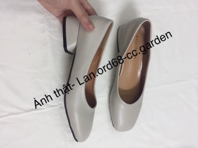 [ORDER] Giày búp bê gót 3cm giày da chắc chắn xinh xắn (có ảnh thật) | BigBuy360 - bigbuy360.vn