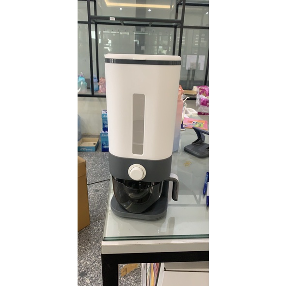 THÙNG ĐỰNG GẠO 12kg NHẬT BẢN SANG TRỌNG+ KÈM GÁO ĐỰNG VÀ VO GẠO