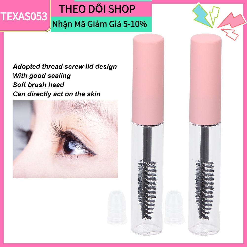 Hàng HOT 10 pcs Ống đựng mascara rỗng bằng nhựa trong suốt dung tích 5ml tiện dụng【Texas053】