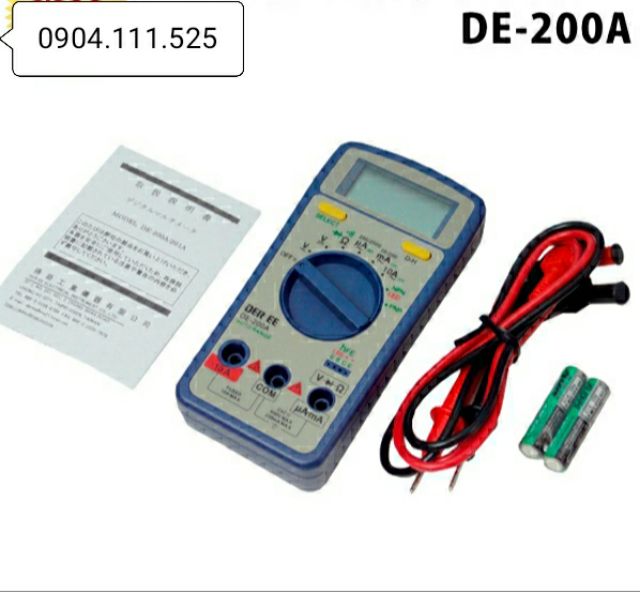 Đồng hồ vạn năng điện tử DEREE DE-200A